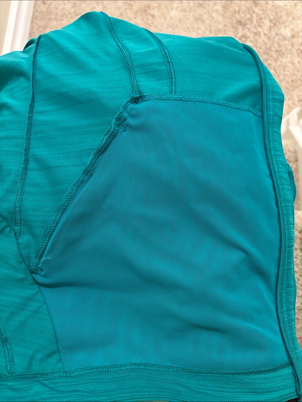 Athleta Teal Full-Zip Lightweight Hoodie - Picture 4 of 4